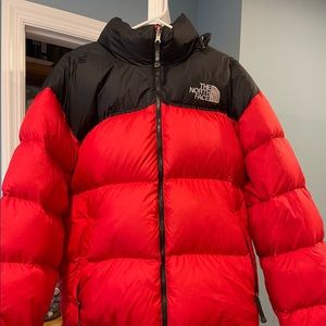 Retro North face puffer coat
